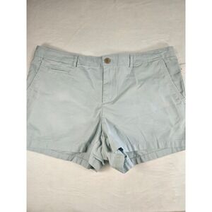 Gap Summer Shorts Womens 14 Light Blue Mid Rise 3 Inch Inseam Cotton NWT